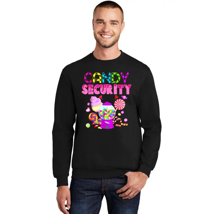 Candy Security Candyland Costume Teens Adult Tall Sweatshirt