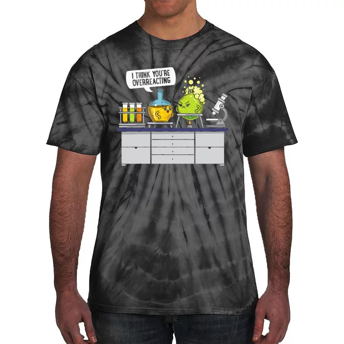 Chemistry Science Chemist Student Test Tube Funny Tie-Dye T-Shirt