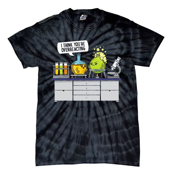 Chemistry Science Chemist Student Test Tube Funny Tie-Dye T-Shirt