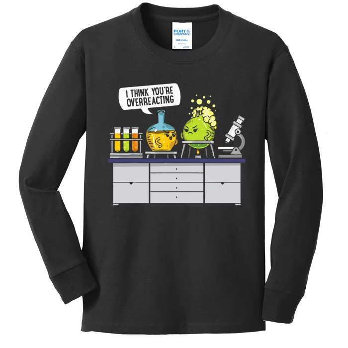 Chemistry Science Chemist Student Test Tube Funny Kids Long Sleeve Shirt