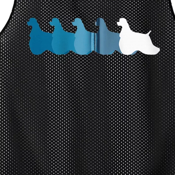 Cocker Spaniel Mesh Reversible Basketball Jersey Tank