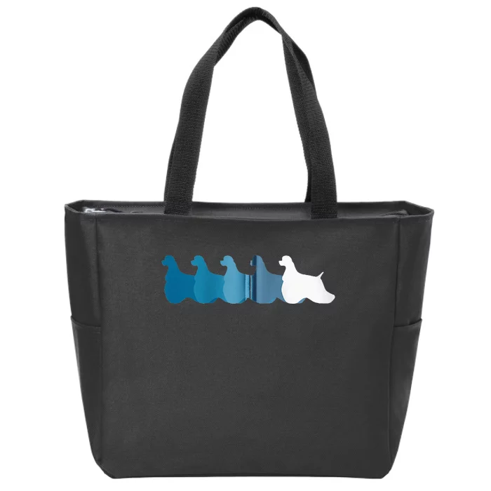 Cocker Spaniel Zip Tote Bag