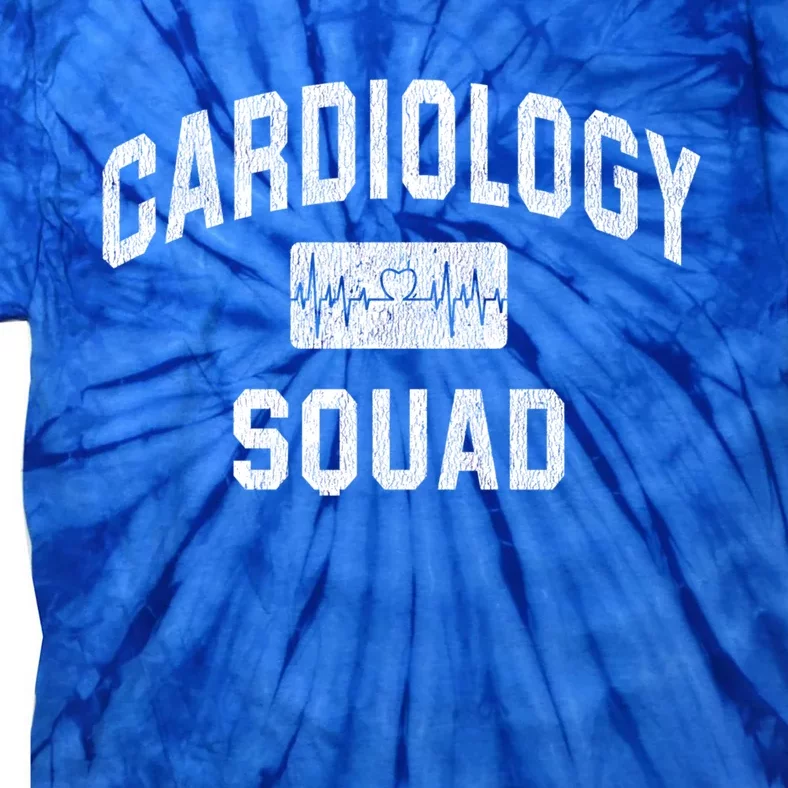 Cardiology Squad Cardiologist Cardiac Doctor Nurse Tech Gift Tie-Dye T-Shirt