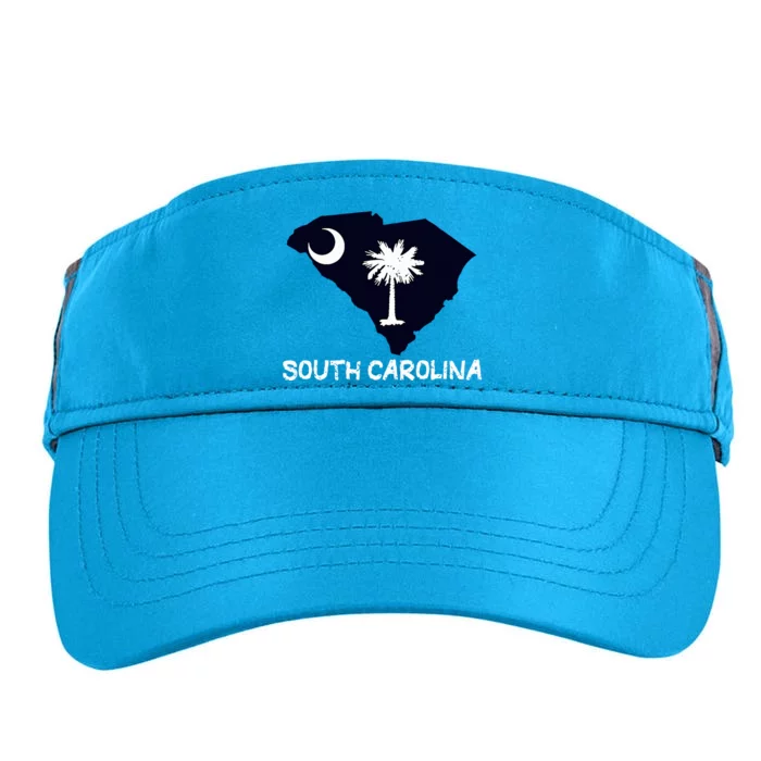 Cool South Carolina State Adult Drive Performance Visor