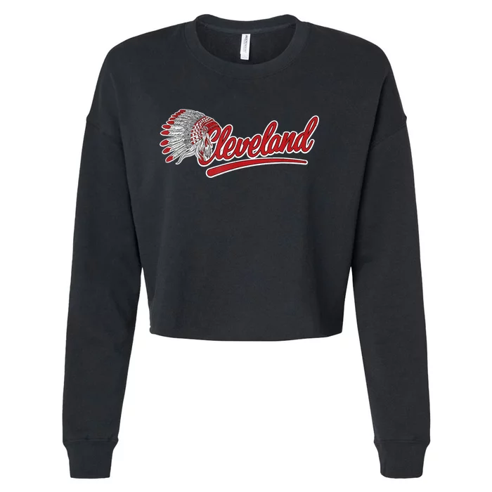 Cleveland Shirt CLE Shirt For Men Women Kids Cropped Pullover Crew