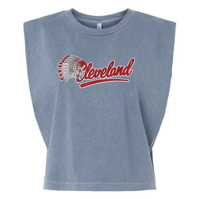 Cleveland Shirt CLE Shirt For Men Women Kids Garment-Dyed Women's Muscle Tee