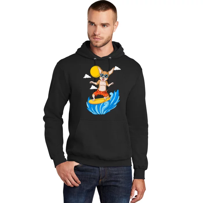 Chihuahua Surfing Hoodie