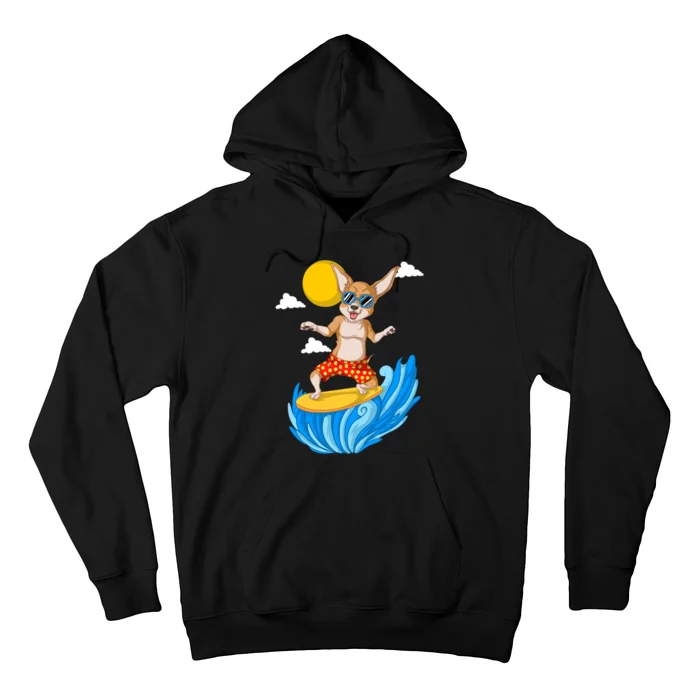 Chihuahua Surfing Hoodie