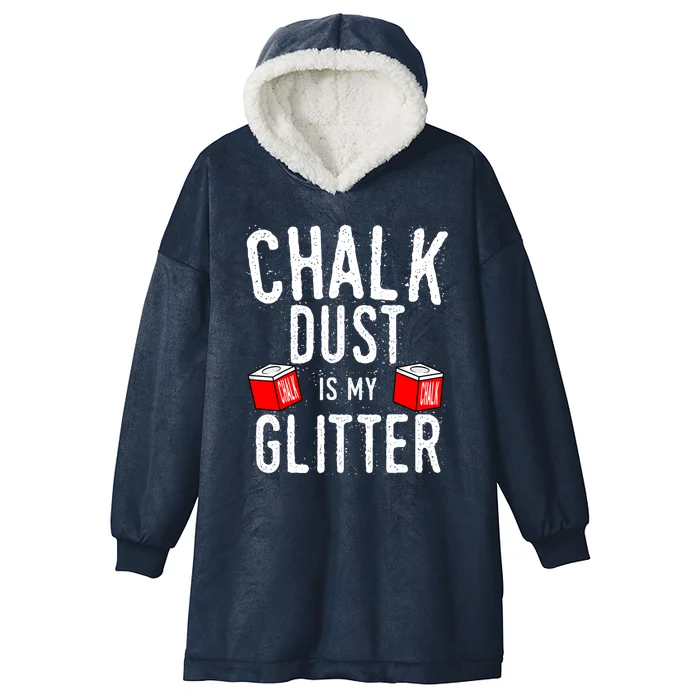 Cute Sport Chalk Dust Is My Billiard Player Snooker Gift Hooded Wearable Blanket