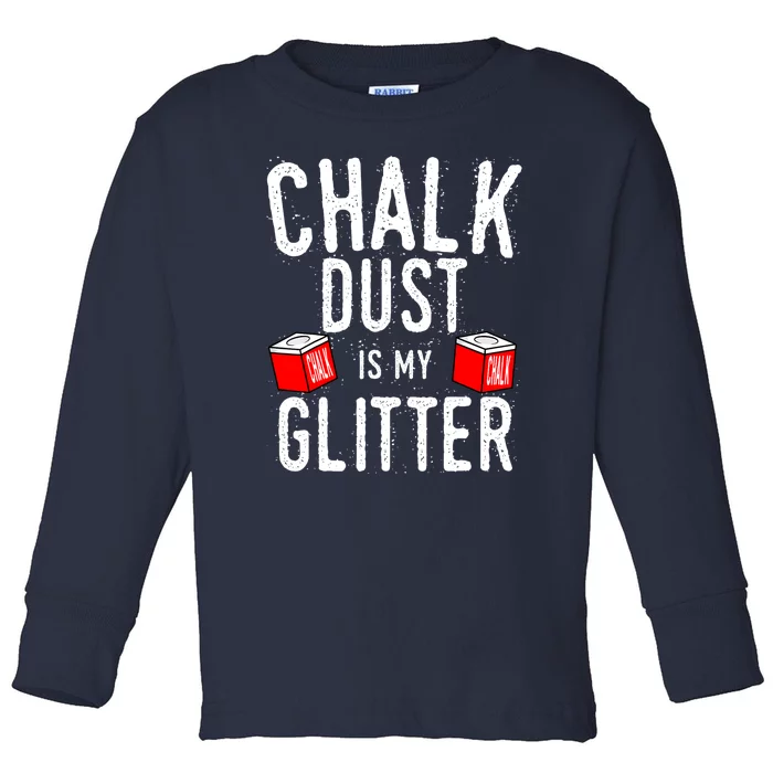 Cute Sport Chalk Dust Is My Billiard Player Snooker Gift Toddler Long Sleeve Shirt