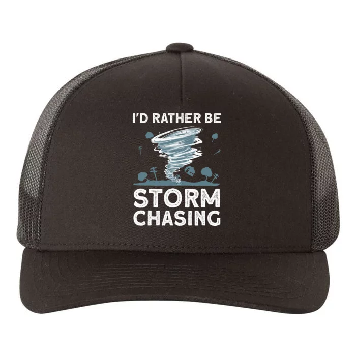 Cool Storm Chasing Hurricane Hunter Yupoong Adult 5-Panel Trucker Hat