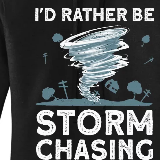 Cool Storm Chasing Hurricane Hunter Women's Pullover Hoodie