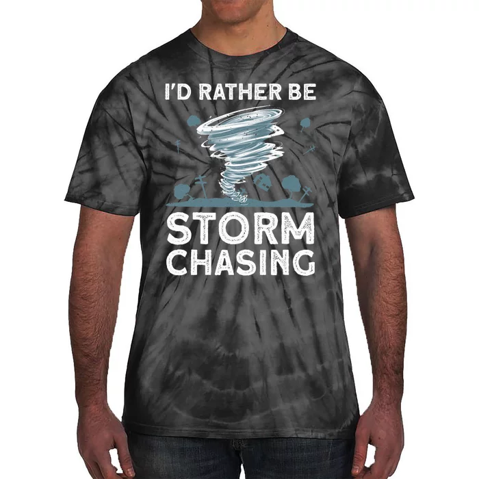 Cool Storm Chasing Hurricane Hunter Tie-Dye T-Shirt