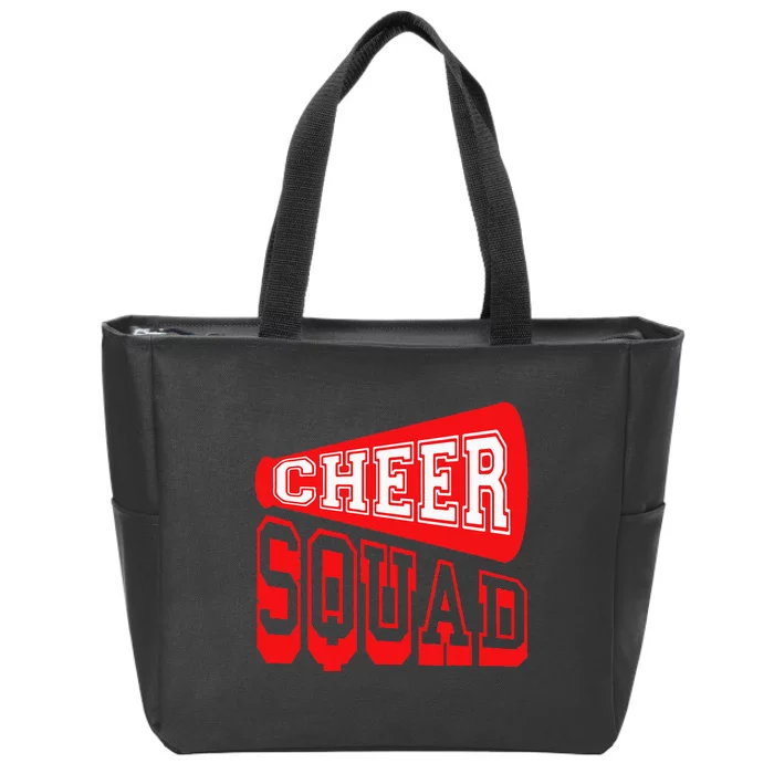 Cheer Squad Cheerleading Funny Cheerleader Gifts Zip Tote Bag