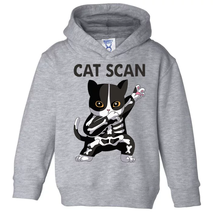 Cat Scan CT Scan Funny Cat XRay Pun Meme Rad Tech Toddler Hoodie