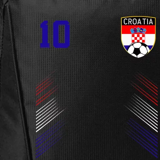 Croatia Soccer Croatian Football Retro 10 Jersey City Backpack