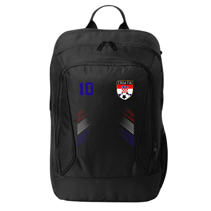 Croatia Soccer Croatian Football Retro 10 Jersey City Backpack