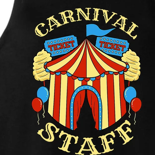 Carnival Staff Circus Event Security Ringmaster Lover Quote Ladies Tri-Blend Wicking Tank