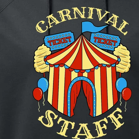 Carnival Staff Circus Event Security Ringmaster Lover Quote Performance Fleece Hoodie