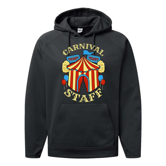 Carnival Staff Circus Event Security Ringmaster Lover Quote Performance Fleece Hoodie