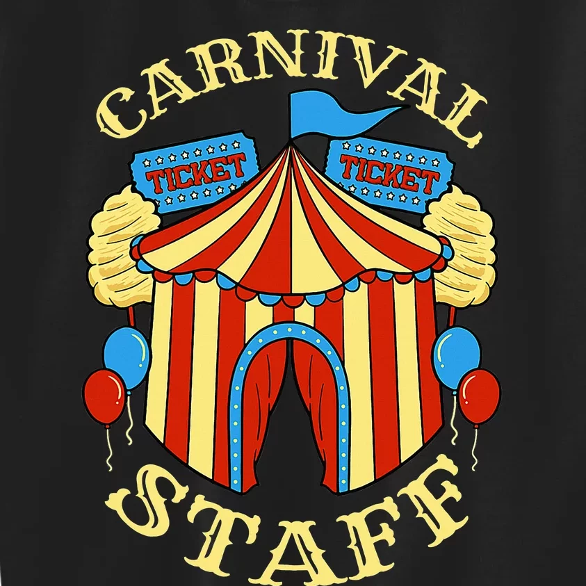 Carnival Staff Circus Event Security Ringmaster Lover Quote Kids Sweatshirt