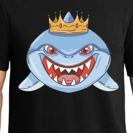 Cartoon Shark Crown Pajama Set