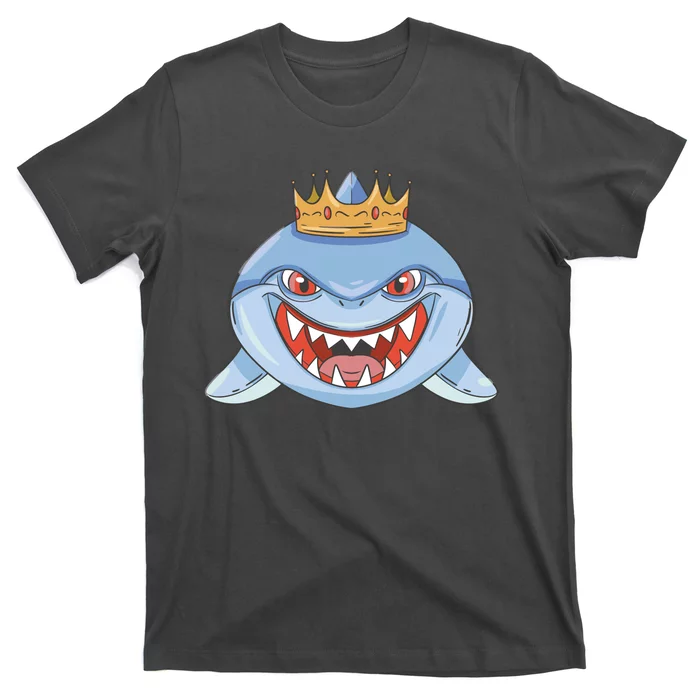 Cartoon Shark Crown T-Shirt