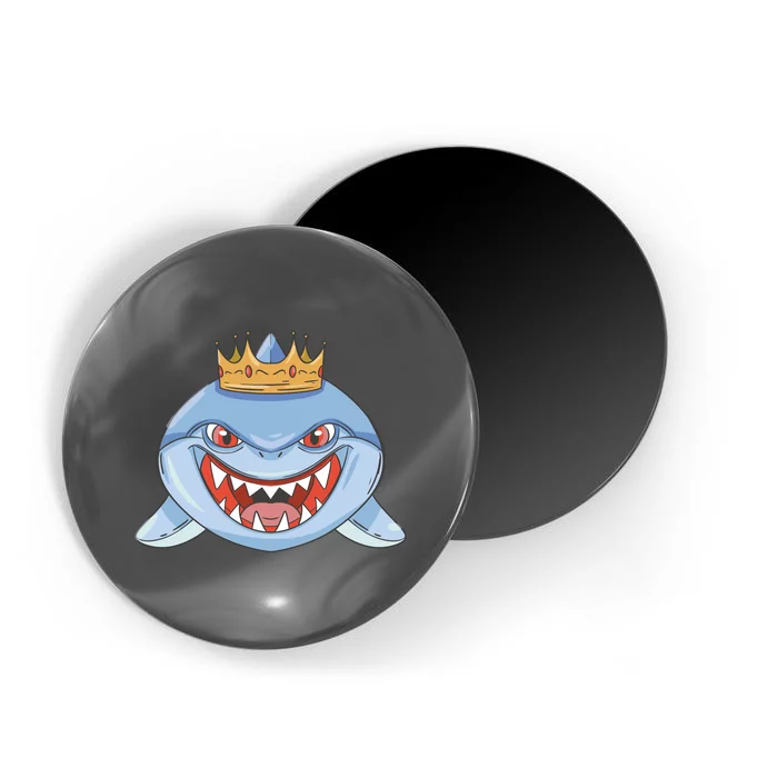 Cartoon Shark Crown Magnet