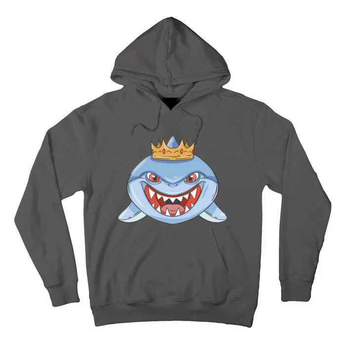 Cartoon Shark Crown Tall Hoodie