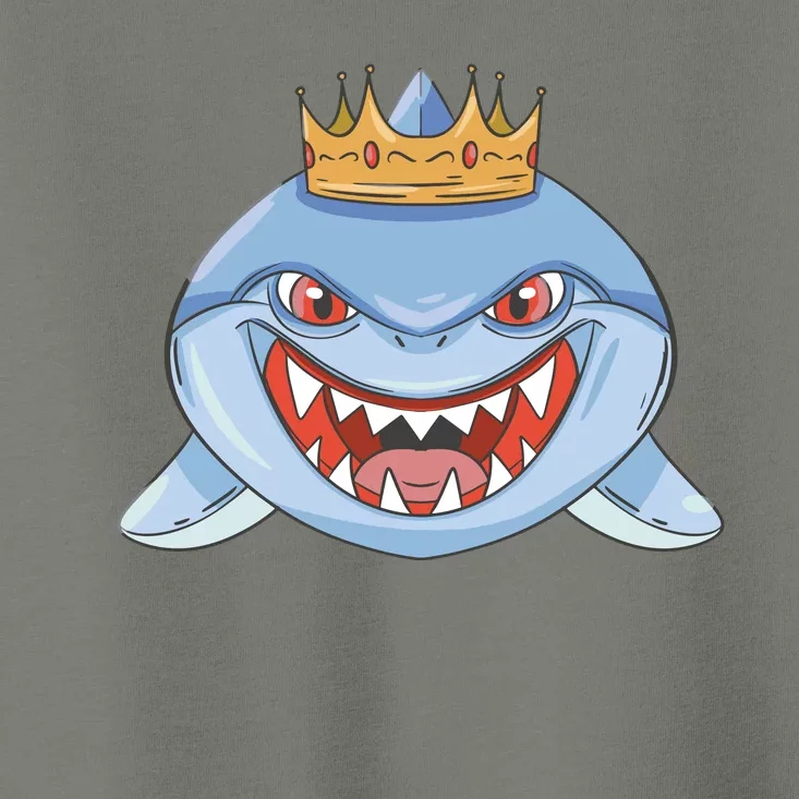 Cartoon Shark Crown Toddler T-Shirt