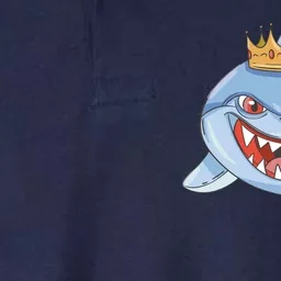 Cartoon Shark Crown Softstyle Adult Sport Polo