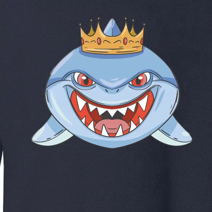 Cartoon Shark Crown Toddler Sweatshirt