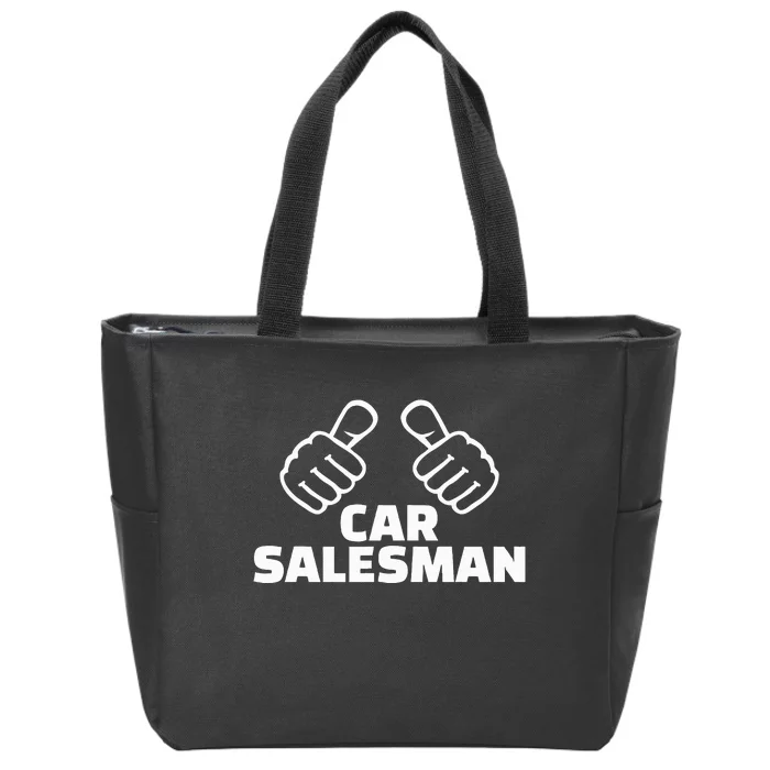 Car Salesman Zip Tote Bag