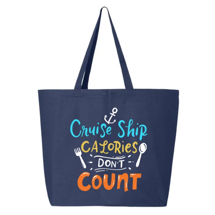 Cruise Ship Calories Don't Count 25L Jumbo Tote