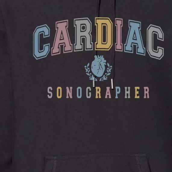 Cardiac Sonographer Premium Hoodie