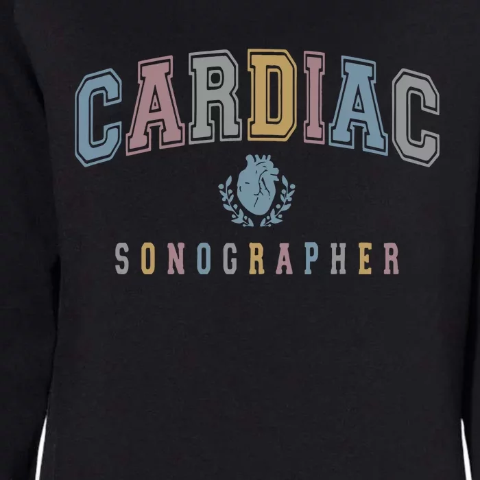 Cardiac Sonographer Womens California Wash Sweatshirt