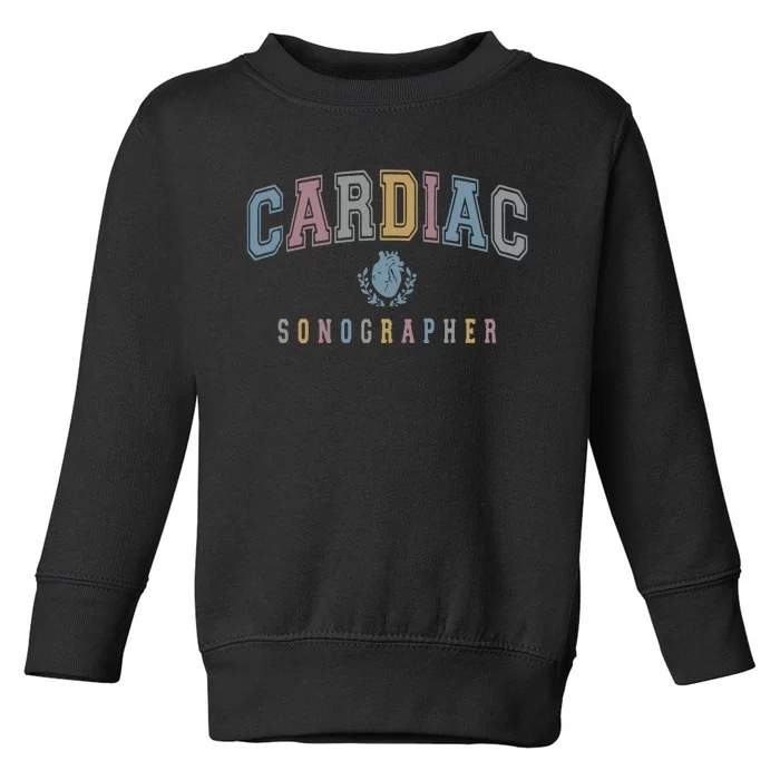 Cardiac Sonographer Toddler Sweatshirt