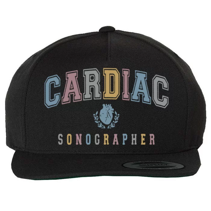 Cardiac Sonographer Wool Snapback Cap