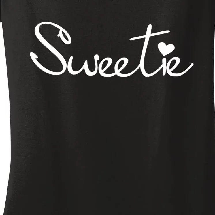 Cute Sweetie Women's V-Neck T-Shirt