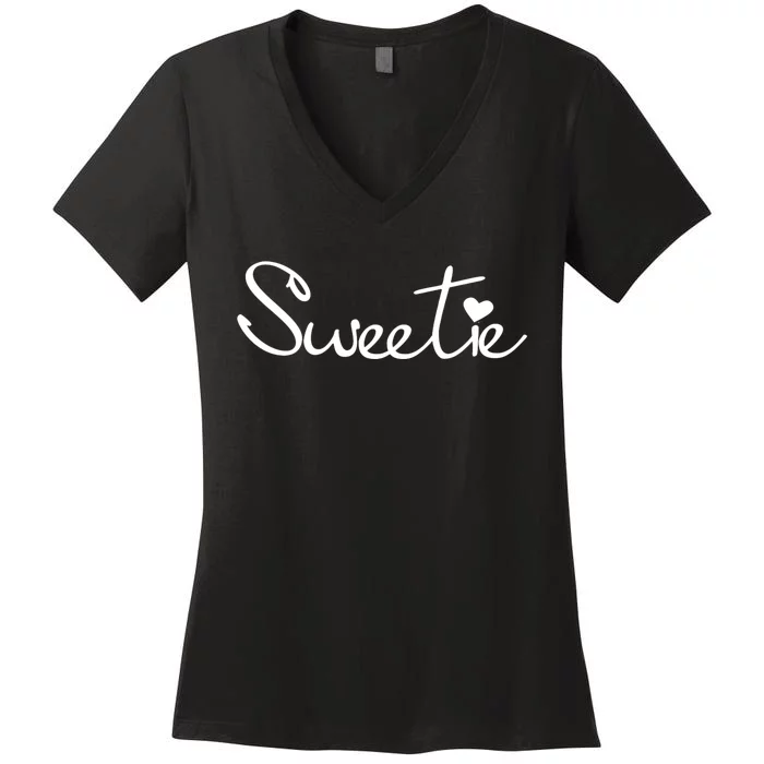 Cute Sweetie Women's V-Neck T-Shirt