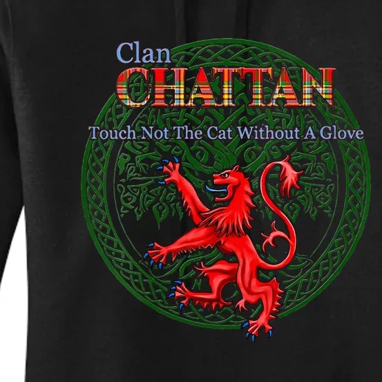 Chattan Scottish Clan Pride Family Motto Women's Pullover Hoodie