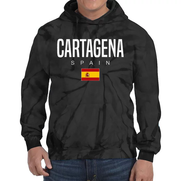 Cartagena Spain Tie Dye Hoodie