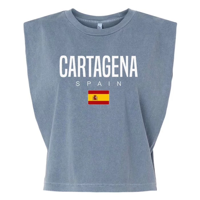 Cartagena Spain Garment-Dyed Women's Muscle Tee