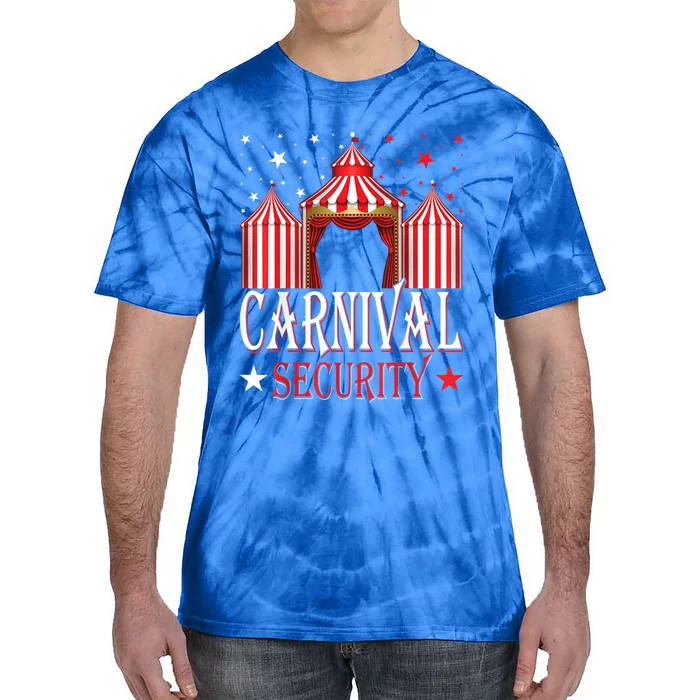 Carnival Security Circus Theme Amusement Park Carnival Party Tie-Dye T-Shirt