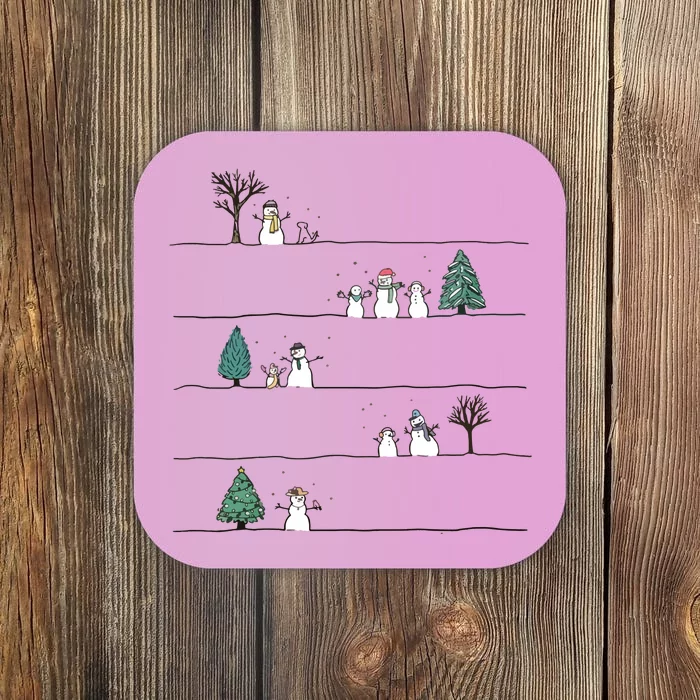 Christmas Snowman Coaster