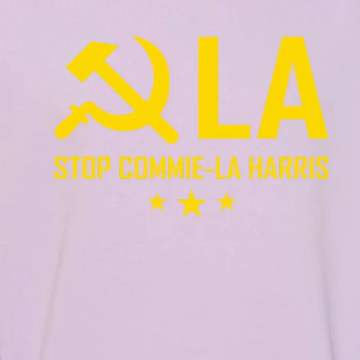 Commiela Stop Commiela Harris Stop Kamala Trump 2024 Garment-Dyed Sweatshirt