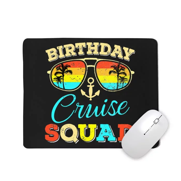 Cruise Squad Cruising Lover Birthday Party Mousepad