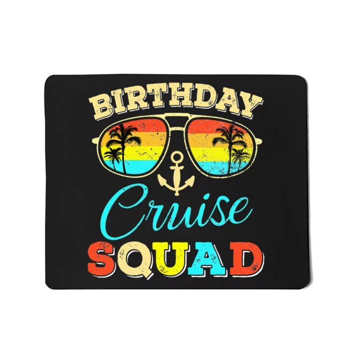 Cruise Squad Cruising Lover Birthday Party Mousepad