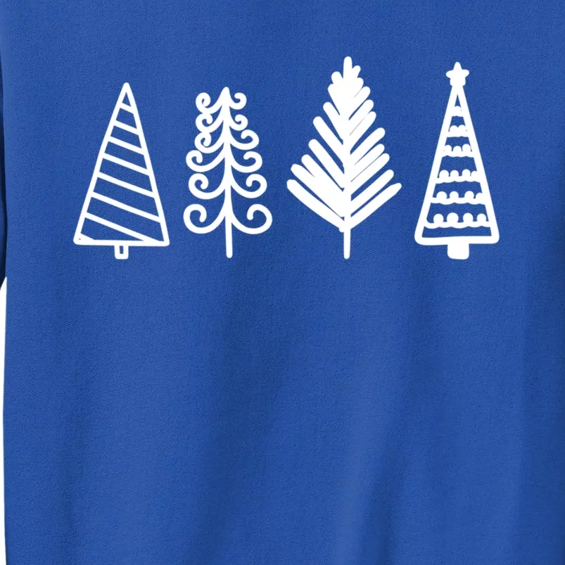 Cute Stick Christmas Tree Design Family Or Group Meaningful Gift Tall Sweatshirt