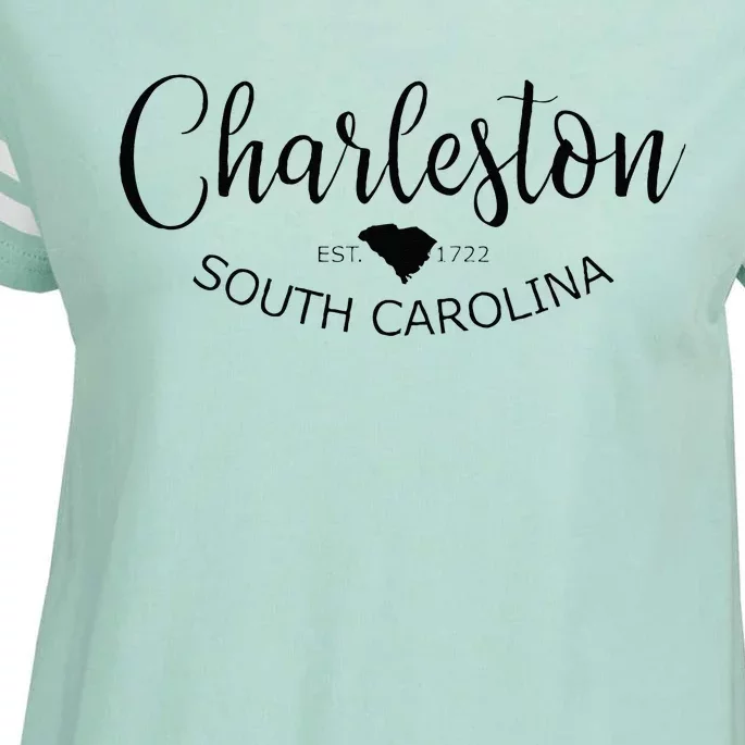 Charleston South Carolina Apparel Charleston SC US City Enza Ladies Jersey Football T-Shirt